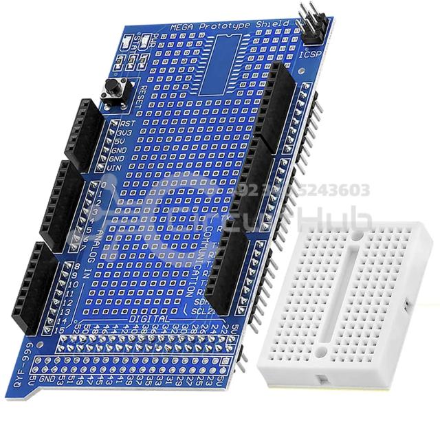 Prototyping Prototype Shield with Mini Breadboard compatible with Arduino MEGA 2560 R3